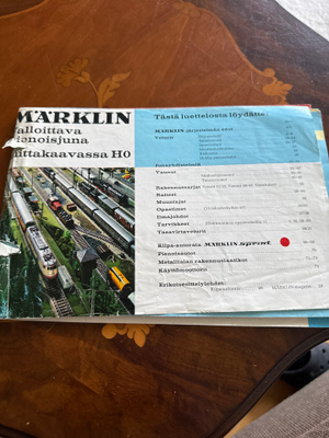 Märklin HO suomenkielinen kuvasto / tuoteluettelo – täydelli
