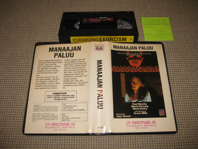 Manaajan Paluu-VHS (FIx, Mariann Video, Paul Naschy, 1975)
