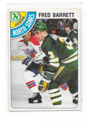 1978-79 OPC #185 Fred Barrett , Minnesota North Stars