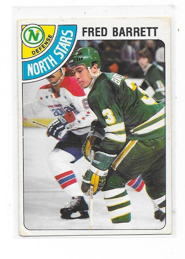 1978-79 OPC #185 Fred Barrett , Minnesota North Stars