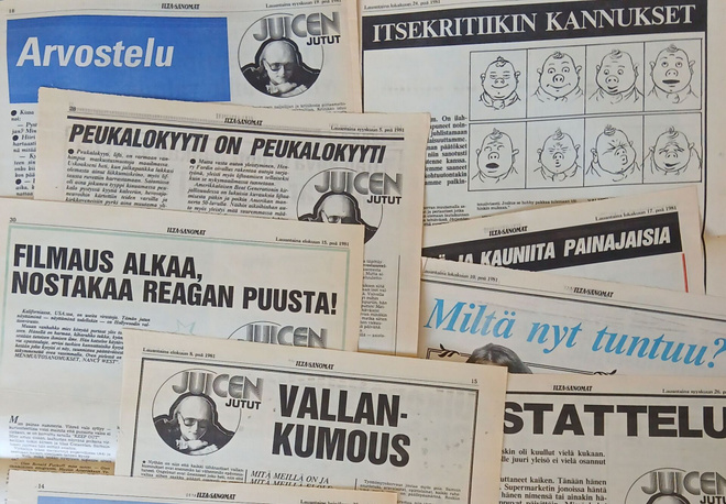 Juicen juttuja Iltalehdestä 1981