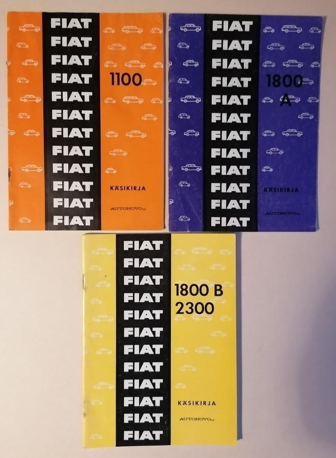 Fiat 1100-1800-2300 käsikirjat