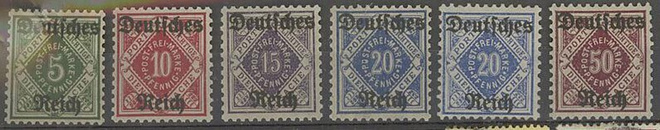 Saksa Dienst Mi 52-56 +