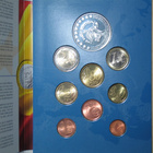 2002 ESPANJA tervetuloa euroon 1c-2€ + hopeajetoni kansiossa - pikkukuva 2