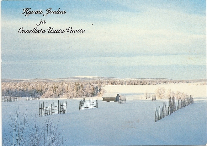 Kuva: Seppo Alanen -"Talvinen peltomaisema"