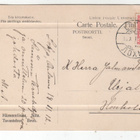Hämeenlinna silta kortti 1912 kulkenut. - pikkukuva 2