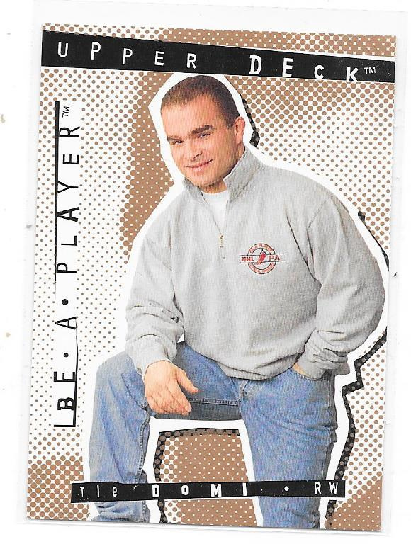 1994-95 Be A Player #R65 Tie Domi Winnipeg Jets gooni