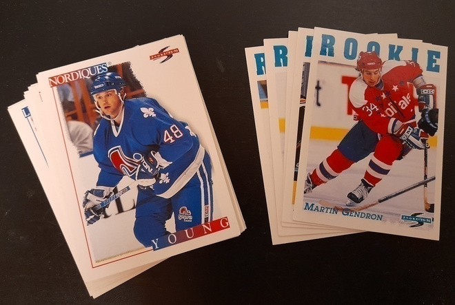 NHL keräilykortteja Pinnacle Brands Score 1995-1996    28kpl