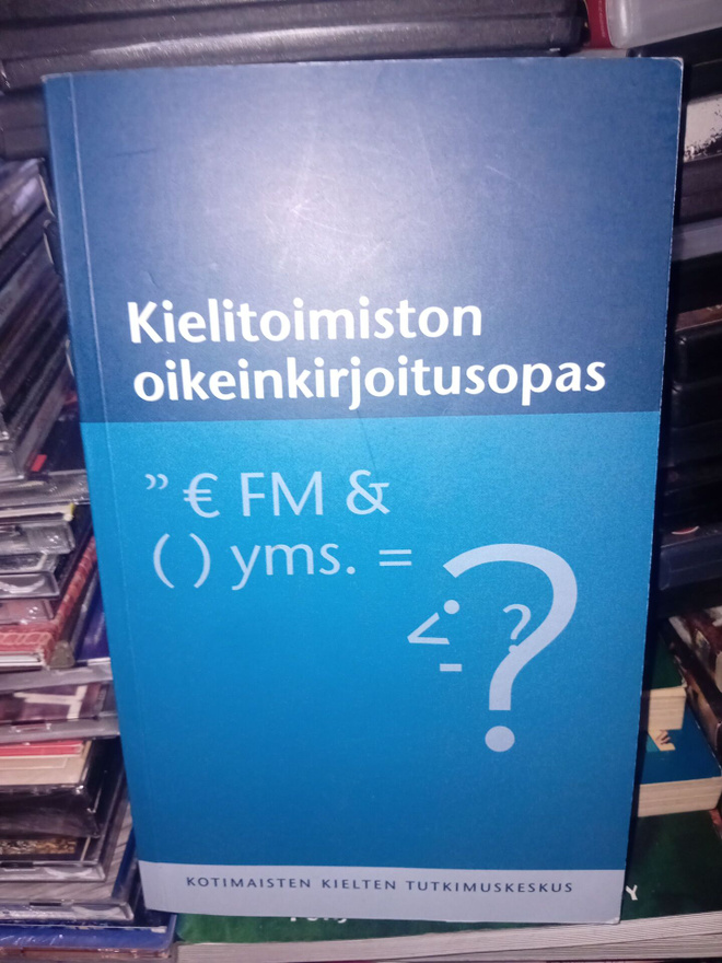 Kielitoimiston oikeinkirjoitusopas ( SIS POSTIKULU )