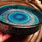 Bitossi . Aldo Londi . Rimini Blue Ø 25 cm. iso vati - pikkukuva 2