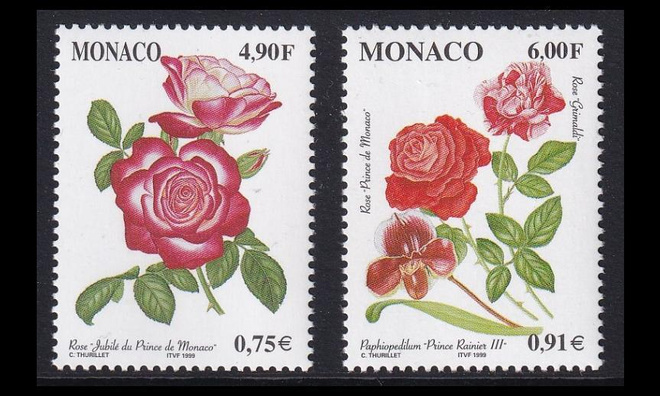 Monaco 2445-6 ** Kukkien jalostus (1999)