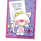 °°MIAAAAU....PALJON ONNEA°° -KORTTI - pikkukuva 1