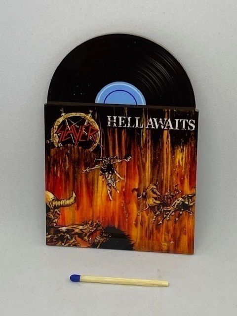Slayer Hell Awaits LP-levynkansi magneetti *uusi*