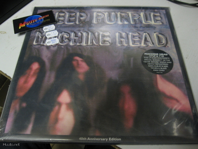 DEEP PURPLE - MACHINE HEAD - 2012 PAINOS - UUSI LP + 7''