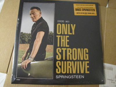 Bruce Springsteen only the strong survive 2x lp oranssi uusi
