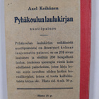 Axel Keihänen : Pyhäkoulun laulukirja : kokoelma lauluja ... - pikkukuva 2