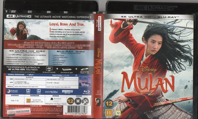 Mulan	(84 193)	k	-FI-	BLUR+4K HD	nordic,	(2)		2020	4k+blu-ra
