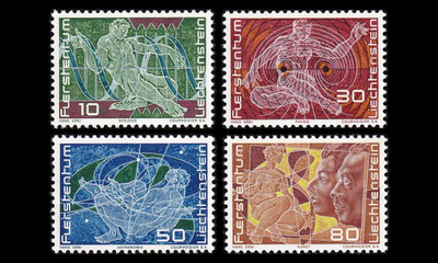 Liechtenstein 508-11 ** Valtio 250v (1969)