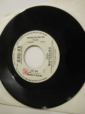 Abba Waterloo 7 45 italia 1974 promo