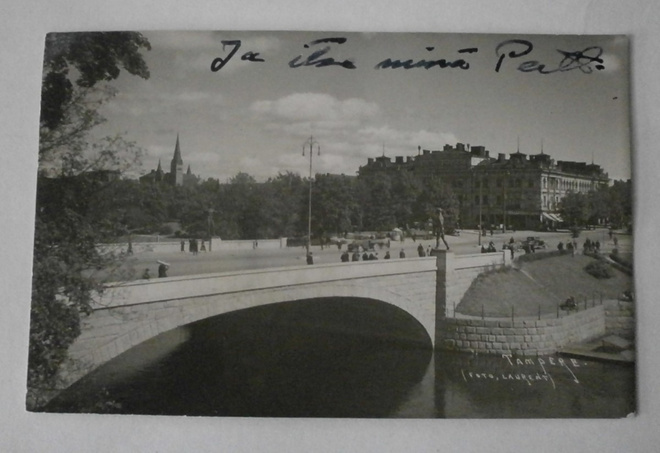 Tampere, Hämeensilta, vkpk (Laurent), p. 1942 + sens. Ruotsi