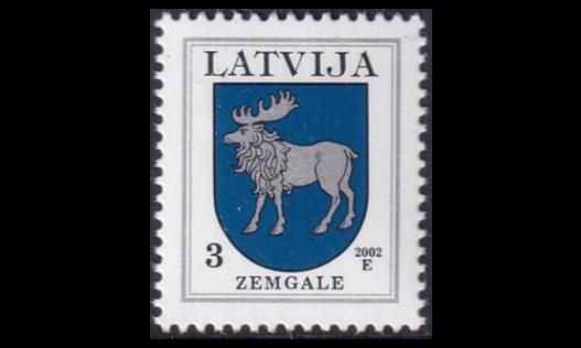 Latvia 372C_VII ** Käyttösarja vaakuna 3 S -02 (1994)
