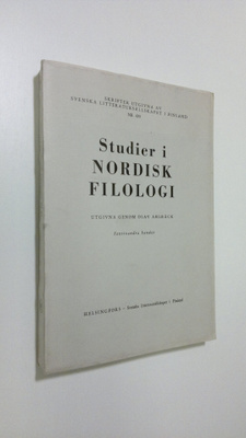 Olav Ahlbäck : Studier i Nordisk Filologi bd 62