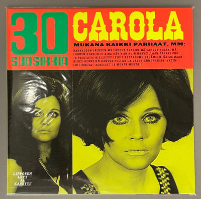 CAROLA : 30 suosikkia - 2LP, uusi
