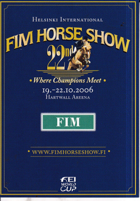 Helsinki, Hartwall Areena Fim Horse Show 2006, e296