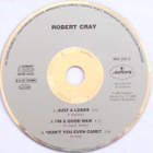Robert Cray: Just A Loser (Mercury 1992) CD Maxi-single - pikkukuva 3