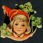 Joulu - EO numeroimaton - Kaunis tonttutyttö - 1940-luv - pikkukuva 1