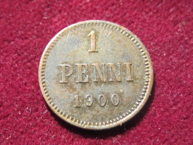 1 penni 1900