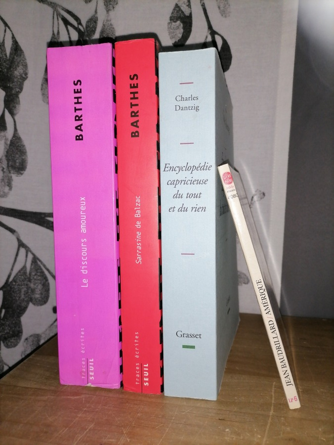 4x filosofiaa - Barthes, Baudrillard & Dantzig - Français