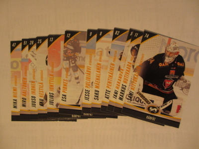 Cardset 2015-16 Kärpät 262-273 teamset