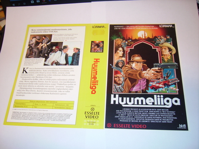 Vhs kansipaperi Fix - HUUMELIIGA (Sis.postikulut)