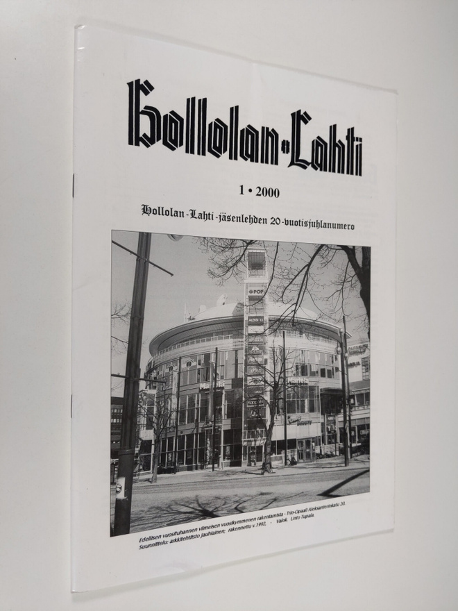 Hollolan-Lahti 1/2000 : Hollolan-Lahti -jäsenlehden 20-vu...