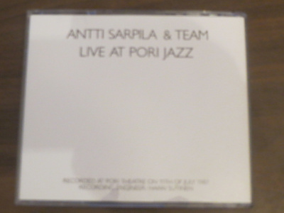Antti Sarpila meets the Team: Live at Pori Jazz