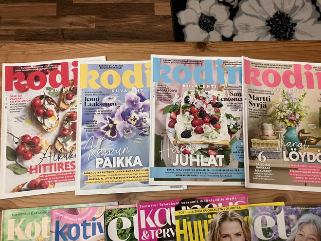 Lehtipaketti Kodin Kuvalehti, Hyvä terveys, Kotiliesi ..
