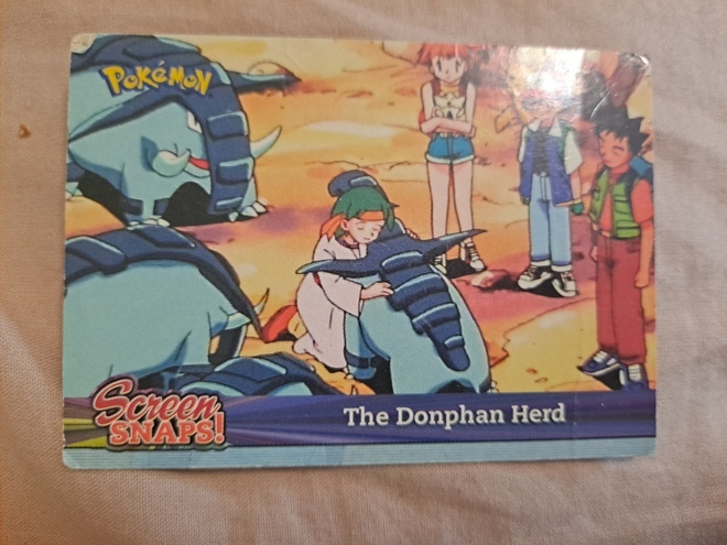 Screen Snaps! #09 Pokémon Blue Topps non holo card