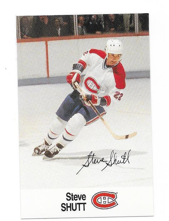 1988-89 Esso #42 Steve Shutt Montreal Canadiens