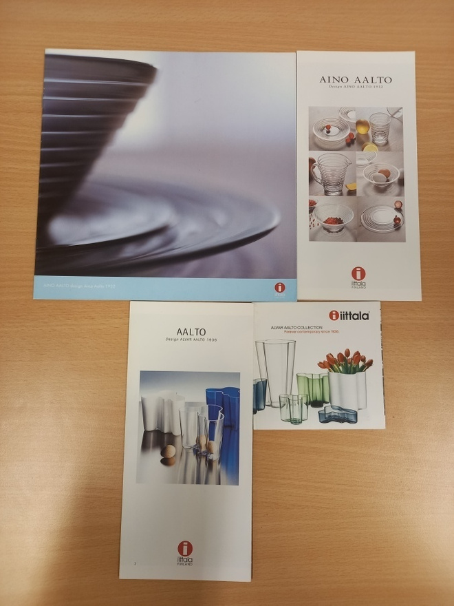 4 kpl Alvar & Aino Aalto esite