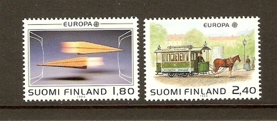 Suomi 1988 Eurooppa merkit (liikenne)