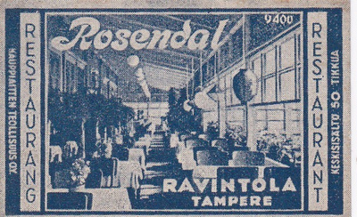 Tampere, Ravintola Rosendal     9/3