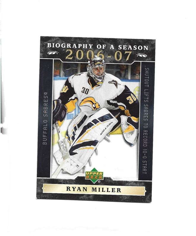 RYAN MILLER (mv) - BIOGRAPHY OF A SEASON 2006-07 #BOS-6