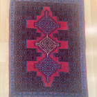 Käsinsolmittu itämainen Beluch-matto 71 x 95 cm - pikkukuva 1