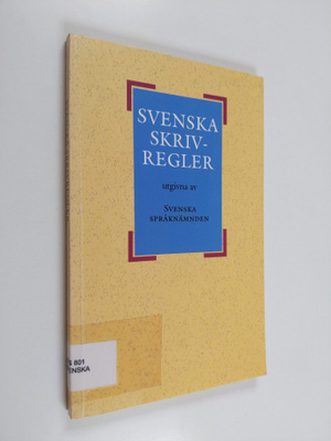 Svenska skrivregler
