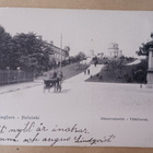 Helsinki, Tähtitorni, kioski, vossikka ja kävelijöitä p 1905 - pikkukuva 1