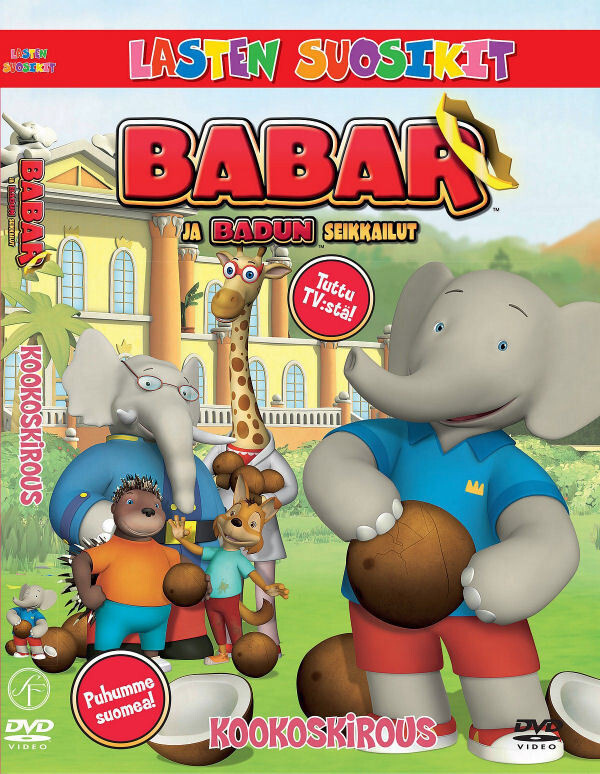 Babar ja Badun seikkailut: Kookoskirous dvd