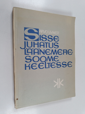 Arvo Laanest : Sissejuhatus läänemeresoome keeltesse