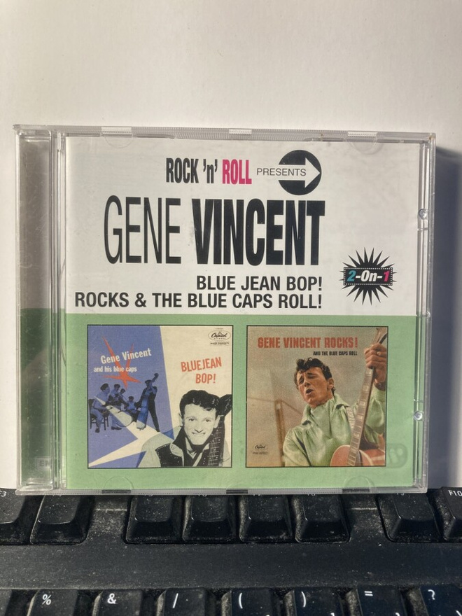 GENE VINCENT: Blue Jean Bop! + G.V. Rocks..., (2 x LP >) CD