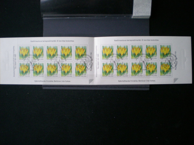 FDC-leimattu vihko Kurjenmiekka - LaPe V19 o